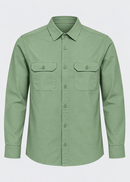 Men's Cotton Casual Shirt | Cotton | Relaxed Fit Button-Up | Everyday Smart Casual | Steven & Levon