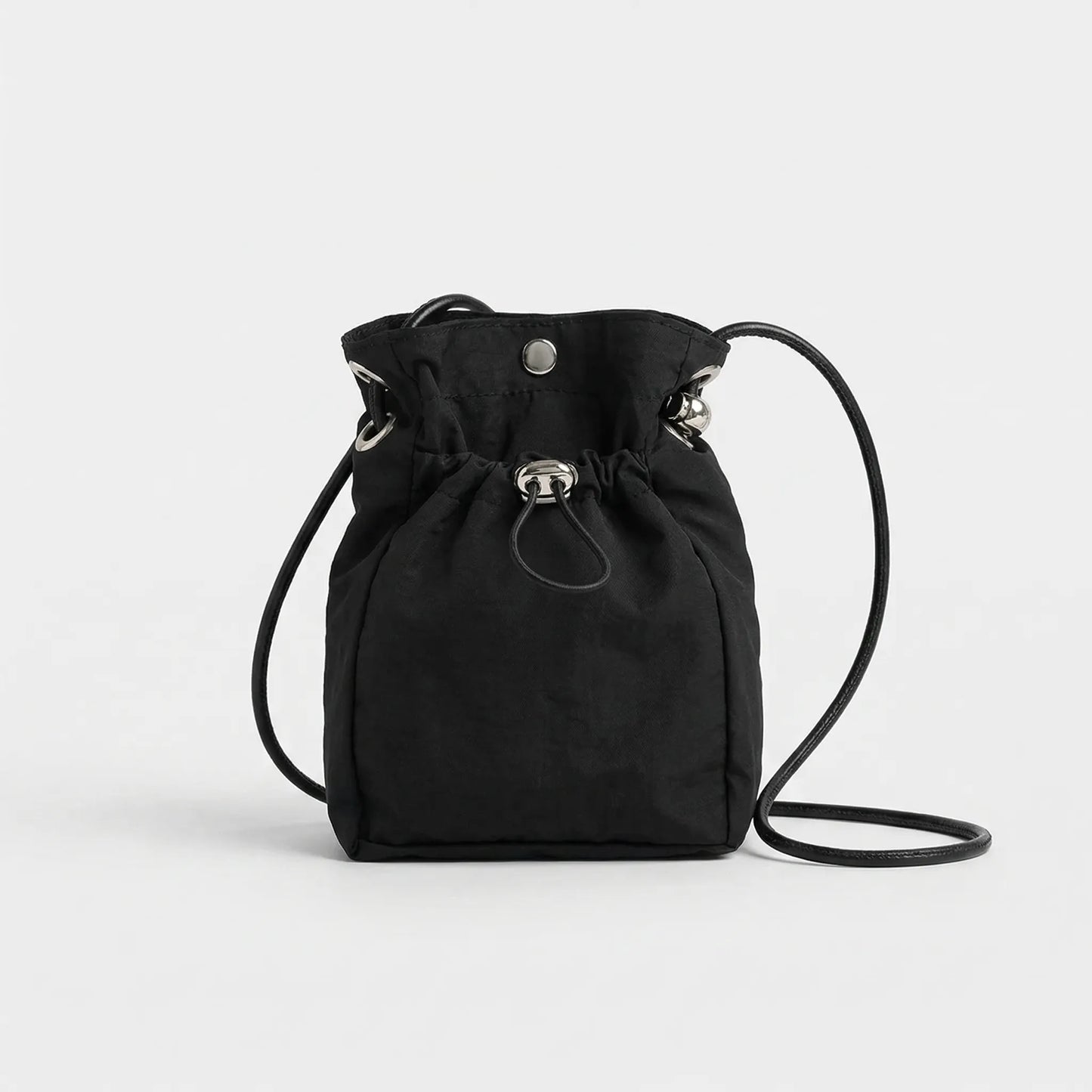 Satchlo - Mini Drawstring Crossbody Shoulder Bag  Everyday Carry Essentials