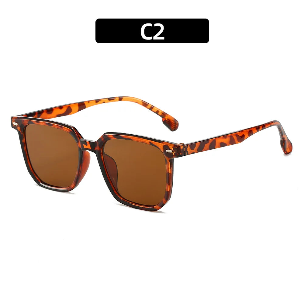 Classic Square Sunglasses | Unisex | UV400 Polarized Style Eyewear | Lightweight Retro Frame | Steven & Levon