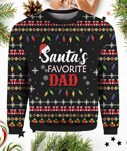 3D Santa Christmas Sweater | Men's Oversized Festive Pullover | Soft Fabric | Steven & Levon
