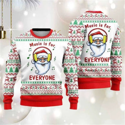 3D Santa Christmas Sweater | Men's Oversized Festive Pullover | Soft Fabric | Steven & Levon