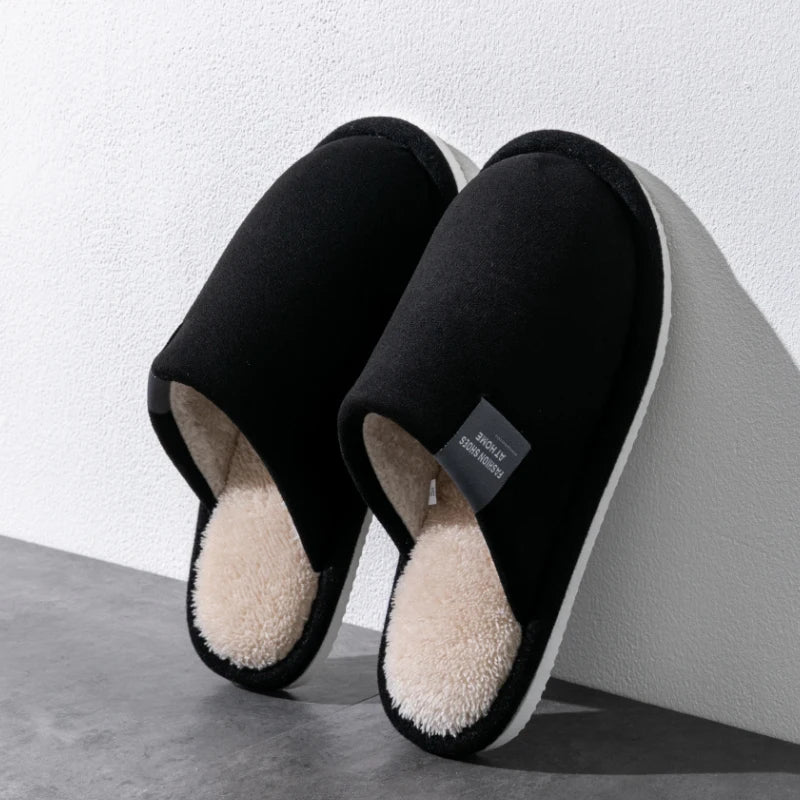 Men's Faux Suede Slippers | Plush Insole | EVA Non Slip Sole | Indoor Bedroom Shoes | Steven & Levon