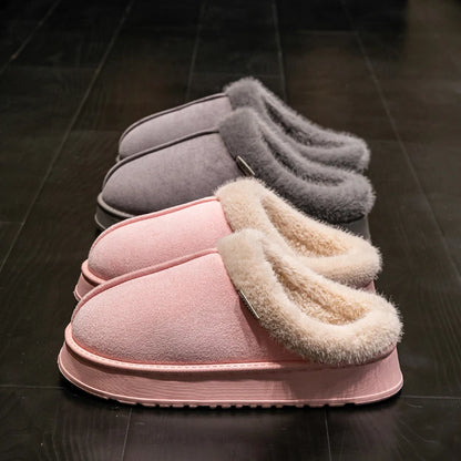 Men's Fluffy Slippers | Fur Lining | Thick Anti Slip EVA Sole | Indoor Shoes | Steven & Levon