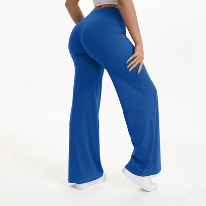 Women's Mid Waist Yoga Leggings | Full Length Stretch Fit | Elastic Waistband | Steven & Levon