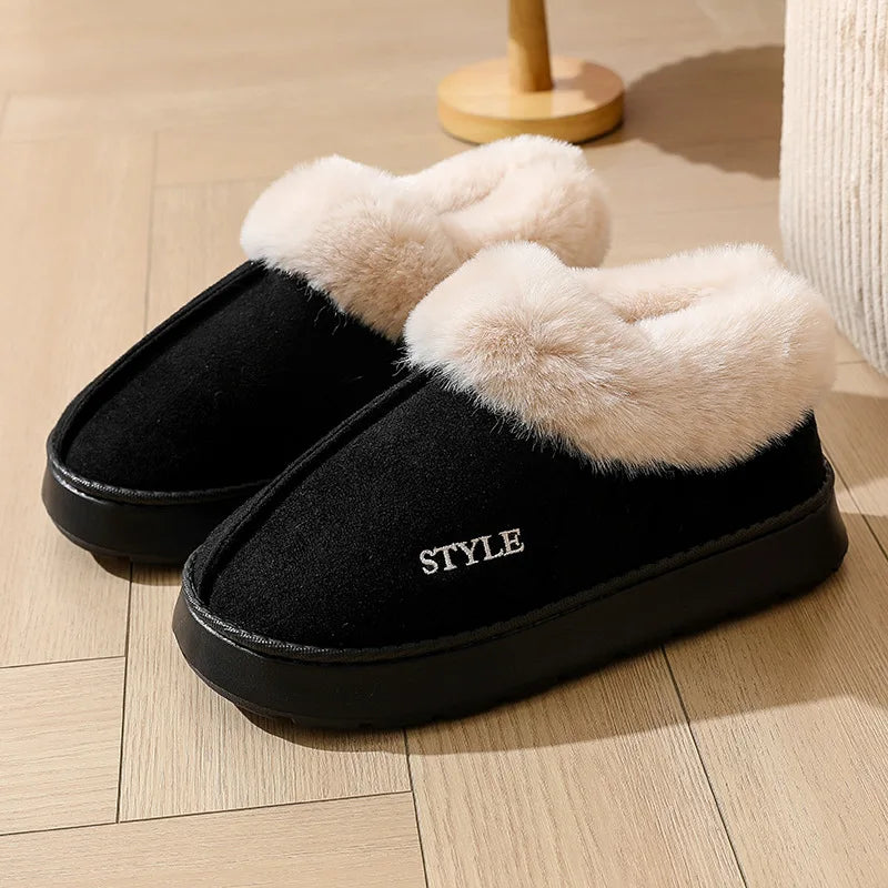 Women's Platform Snow Boots | Faux Suede Ankle Boots | Plush Lined Winter Shoes | Steven & Levon