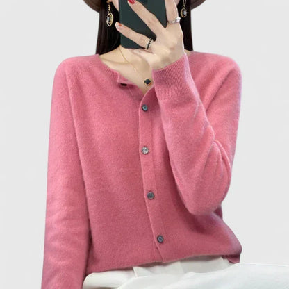 Cozy Knit Cardigan | Women | Button Front | Soft Knit | Relaxed Everyday Layering | Steven & Levon