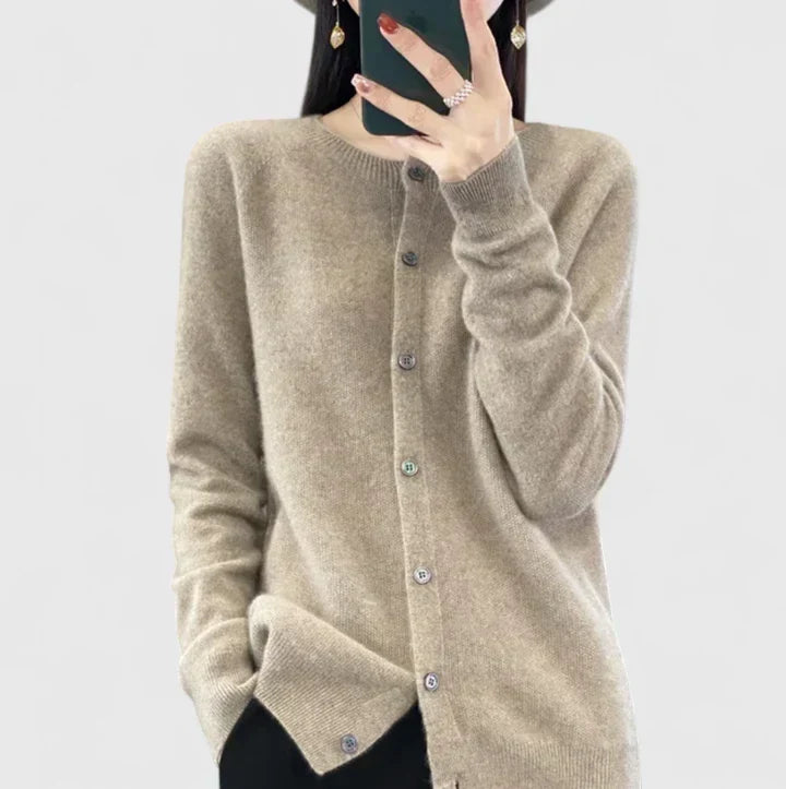 Cozy Knit Cardigan | Women | Button Front | Soft Knit | Relaxed Everyday Layering | Steven & Levon