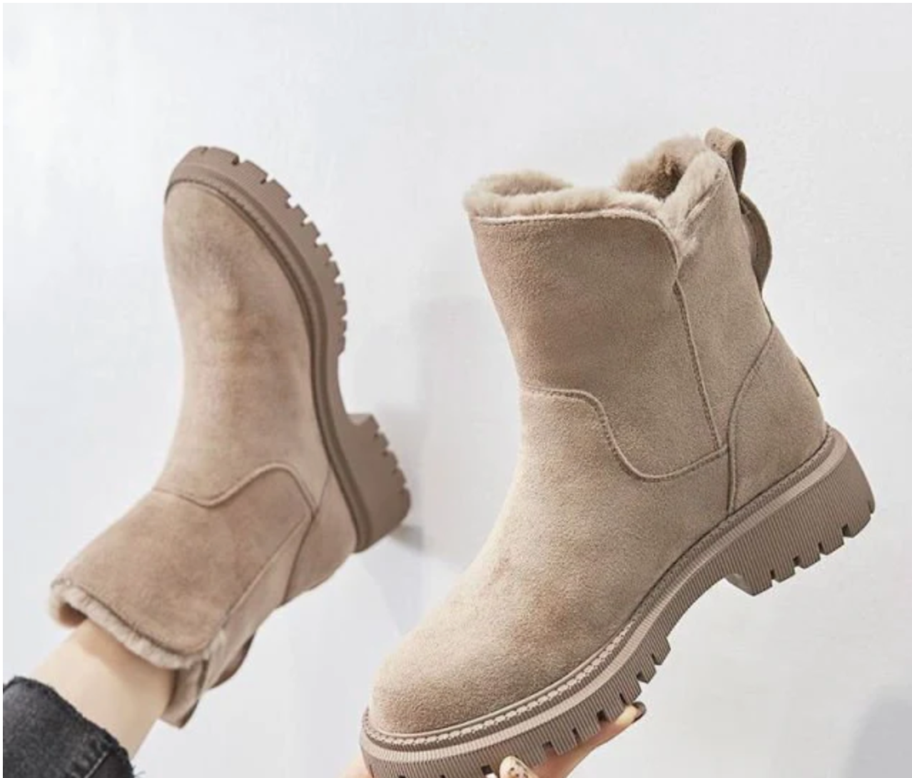 Winter Mid Calf Boots for Women | Warm Lined | Non-Slip Sole | Cold Weather Comfort | Steven & Levon