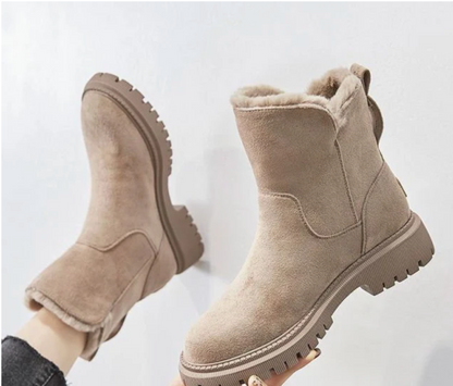Winter Mid Calf Boots for Women | Warm Lined | Non-Slip Sole | Cold Weather Comfort | Steven & Levon