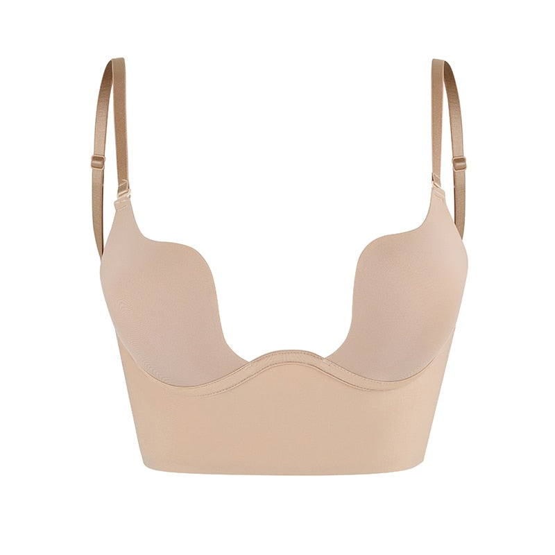 Chic Seamless Backless Bra | Women | Invisible Support | Smooth Seamless Lingerie | Everyday & Occasion Wear | Steven & Levon