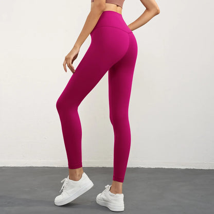 Women's High Waisted Yoga Leggings | Seamless Knit | Back Waist Pocket | Steven & Levon