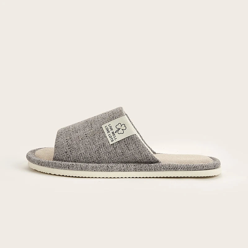 Men's Hemp Slippers | Open Toe | Breathable EVA Sole | Indoor House Slippers | Steven & Levon