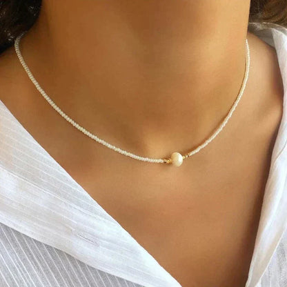 Freshwater Pearl Necklace | Women | Handcrafted Jewellery | Natural Healing Gemstone | Elegant Gift | Steven & Levon