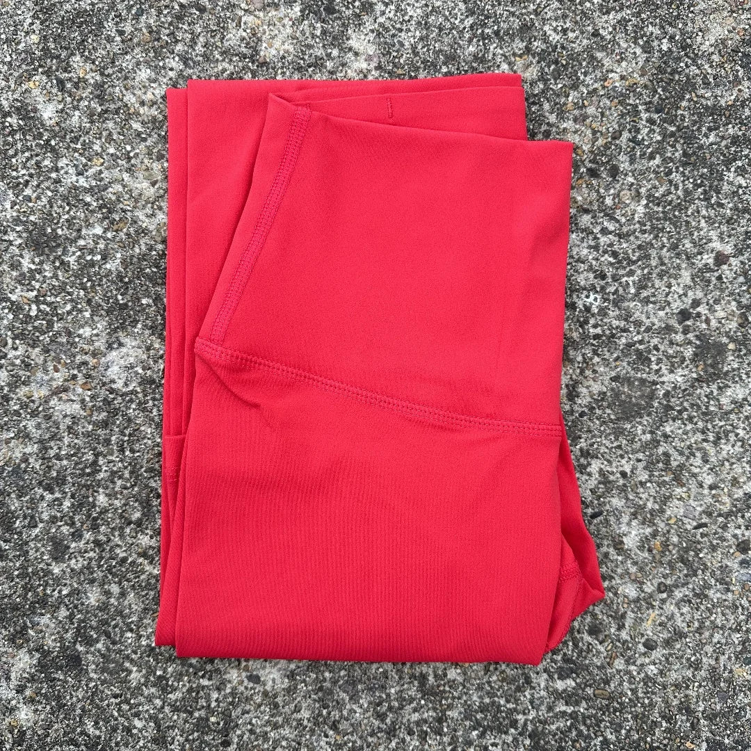 Women's High Waisted Yoga Leggings | Seamless Knit | Back Waist Pocket | Steven & Levon