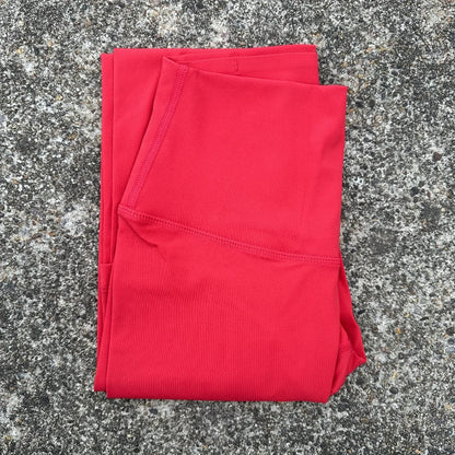 Women's High Waisted Yoga Leggings | Seamless Knit | Back Waist Pocket | Steven & Levon