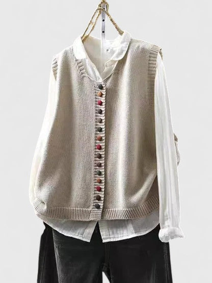 Button Front Knit Cardigan | Women | Soft Knit | Lightweight Layering | Steven & Levon