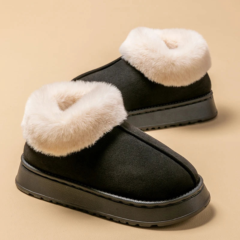 Men's Slip-On Slippers | High Top | Thick EVA Sole Winter House Shoes | Steven & Levon