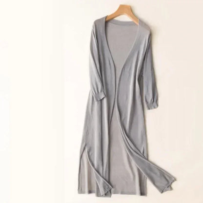 Longline Cardigan | Women | Lightweight Knit | Open Front Layering | Steven & Levon