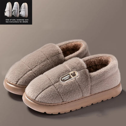 Men's Cotton Slippers | Plush Insole | Non Slip EVA Sole | Wrap Heel | Steven & Levon