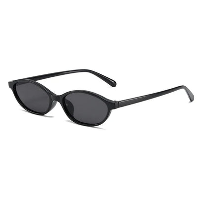 Small Oval Sunglasses | Women | UV400 Retro Eyewear | Slim Cat Eye Frame | Vintage Fashion Shades | Steven & Levon