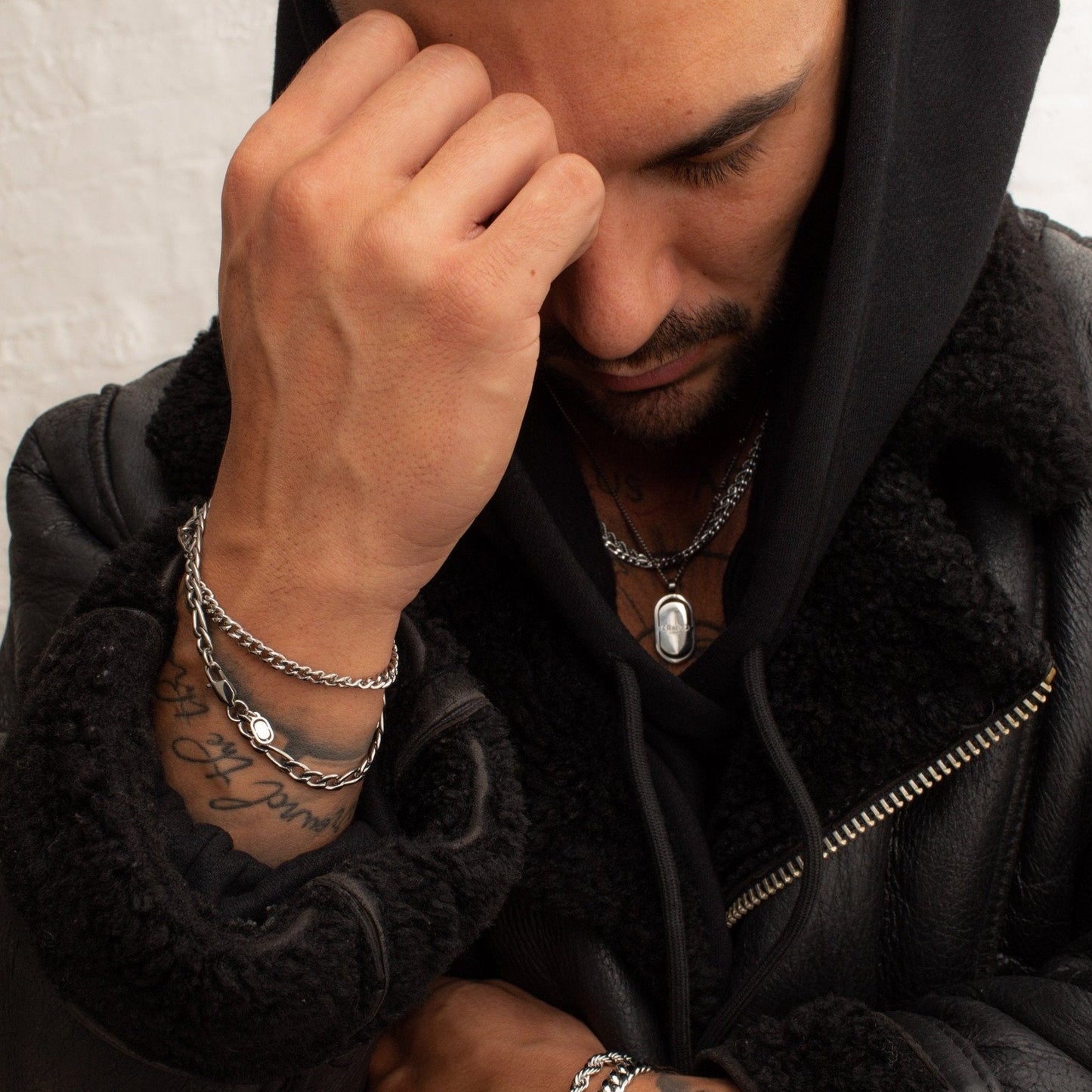Cuban Bracelet | Men | Stainless Steel | Silver, Gold & Rose Gold | 4mm Chain Design | Steven & Levon