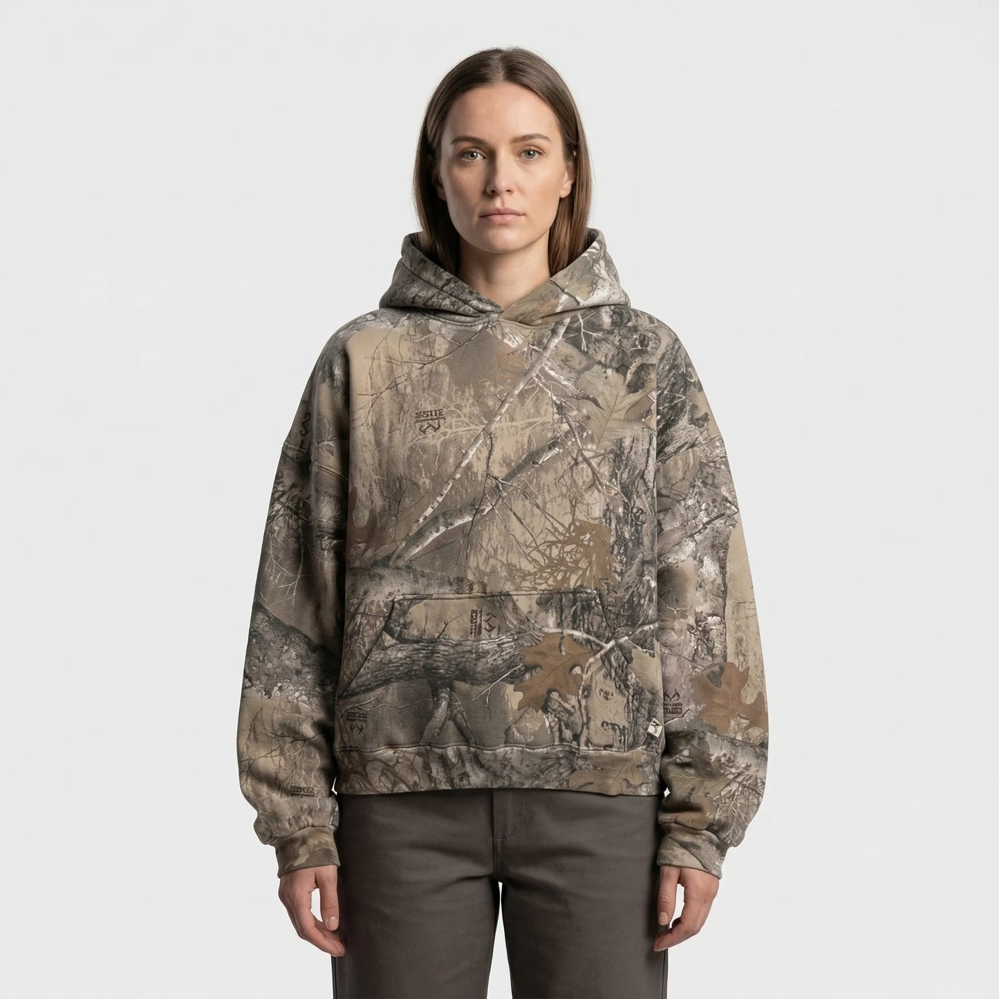 Skullgrafx - Zip-Up Graphic Print Hoodie  Street Style Layering