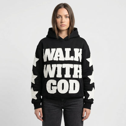 Skullgrafx - Zip-Up Graphic Print Hoodie  Street Style Layering