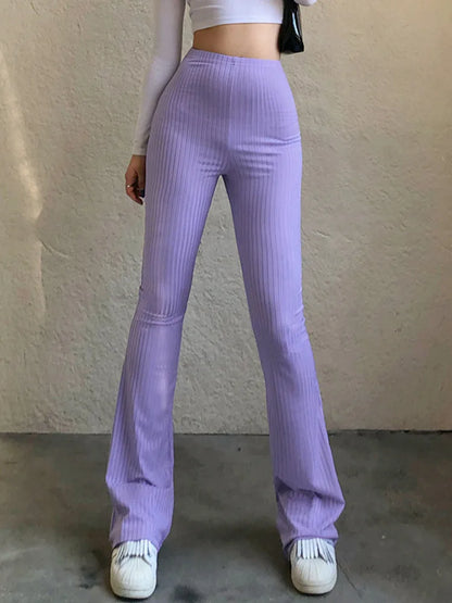 Sleek Y2K Capri pants for Women | High Waist | Bell Bottom Flare | Steven & Levon