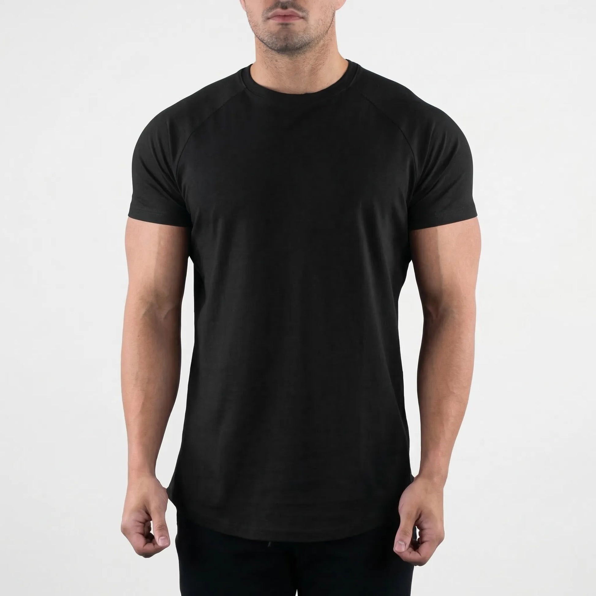 Slyntec - Slim Fit Short Sleeve Sports Tee  Gym And Fitness Training
