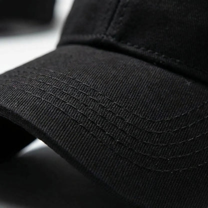 Snapvelo - Adjustable Black Casual Baseball Cap  Everyday Casual Wear