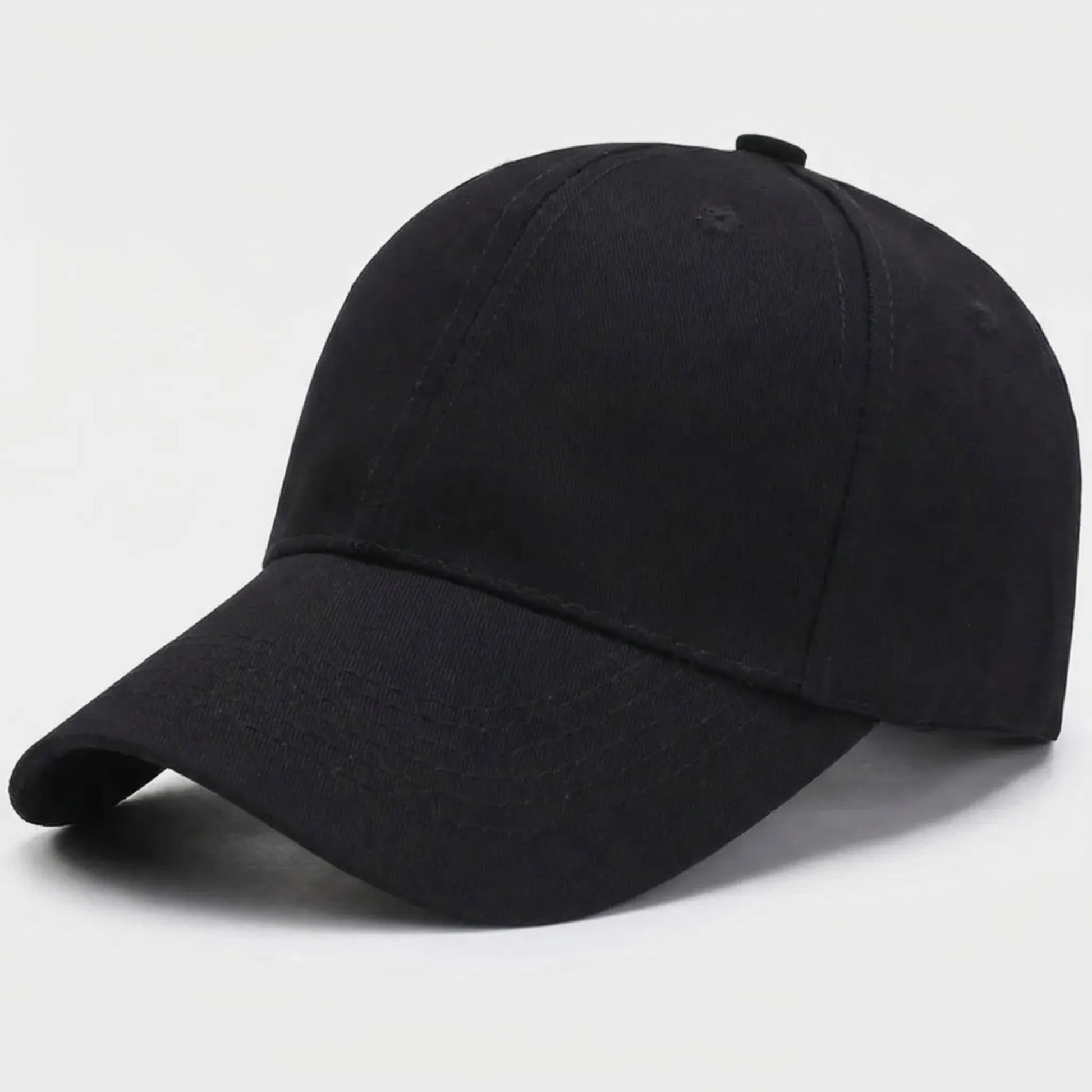 Snapvelo - Adjustable Black Casual Baseball Cap  Everyday Casual Wear
