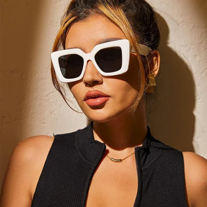 Sola Oversized Sunglasses | Square Retro Frame for Women