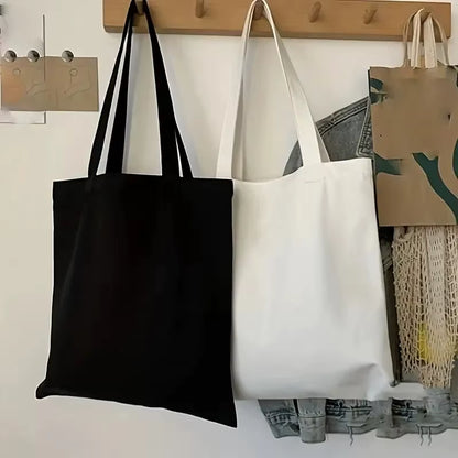 Women's Canvas Tote Bag | Large Capacity | Shoulder Handbag | Casual Shopping Bag | Black | Steven & Levon