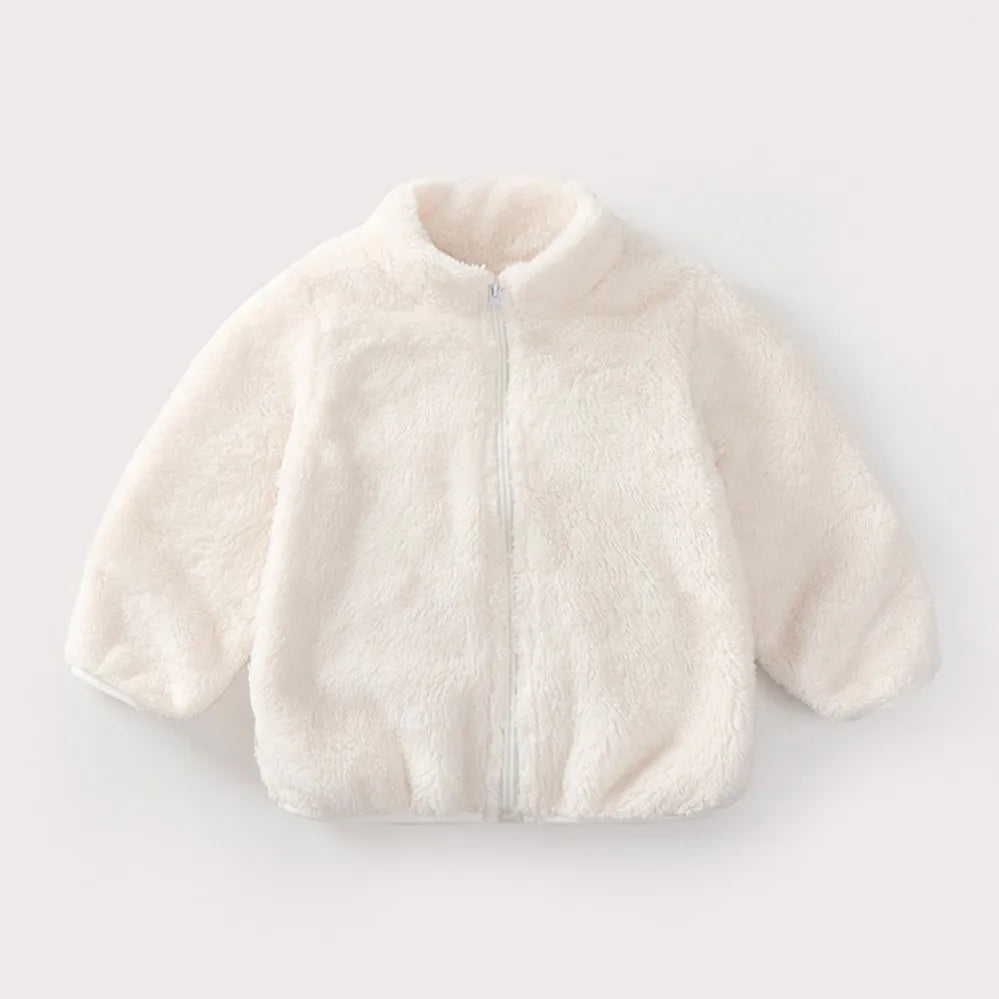 Kids Teddy Fleece Jacket | Boys & Girls | Zip Up | Plush Winter Coat | Soft Sherpa Outerwear | Steven & Levon