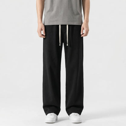 Splashcut - Washed Loose Straight Micro-Flared Jeans  Everyday Street Style