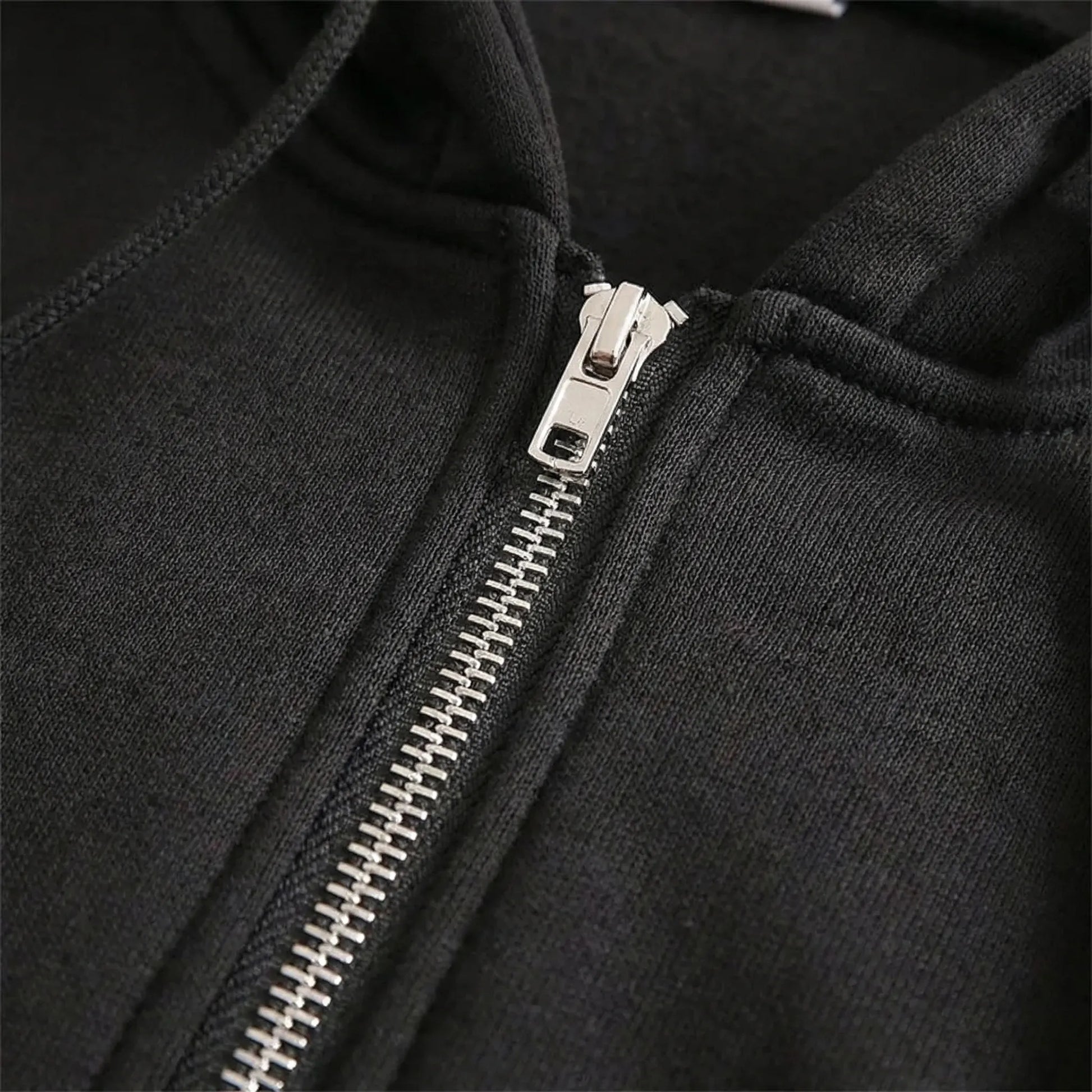 Straxon - Loose Fit Zip-Up Hooded Sweatshirt  Everyday Casual Wear