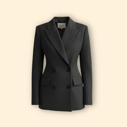 Women's Structured Blazer | Clean Tailored Design | Smart Casual Jacket | Steven & Levon