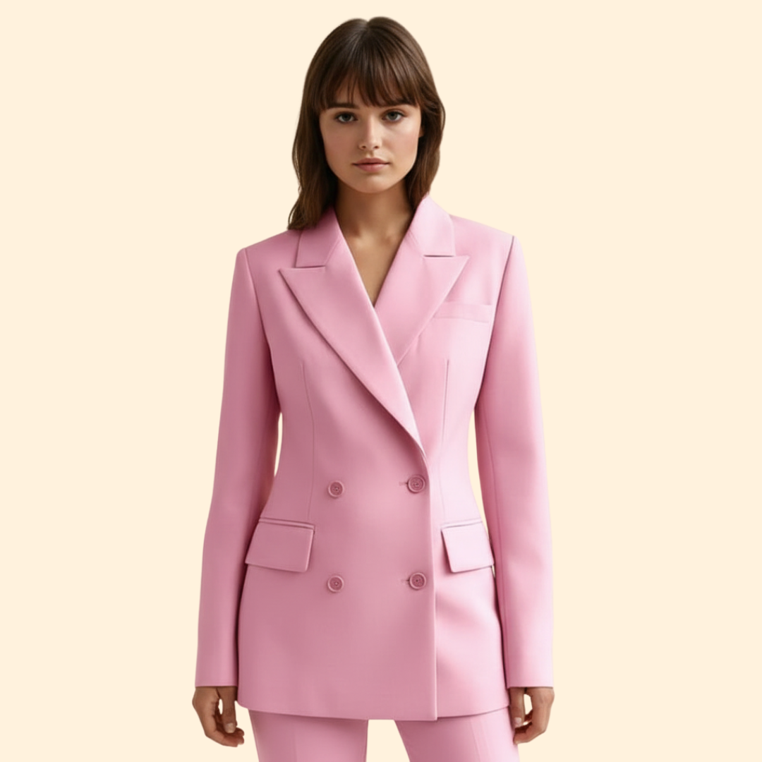 Women's Structured Blazer | Clean Tailored Design | Smart Casual Jacket | Steven & Levon