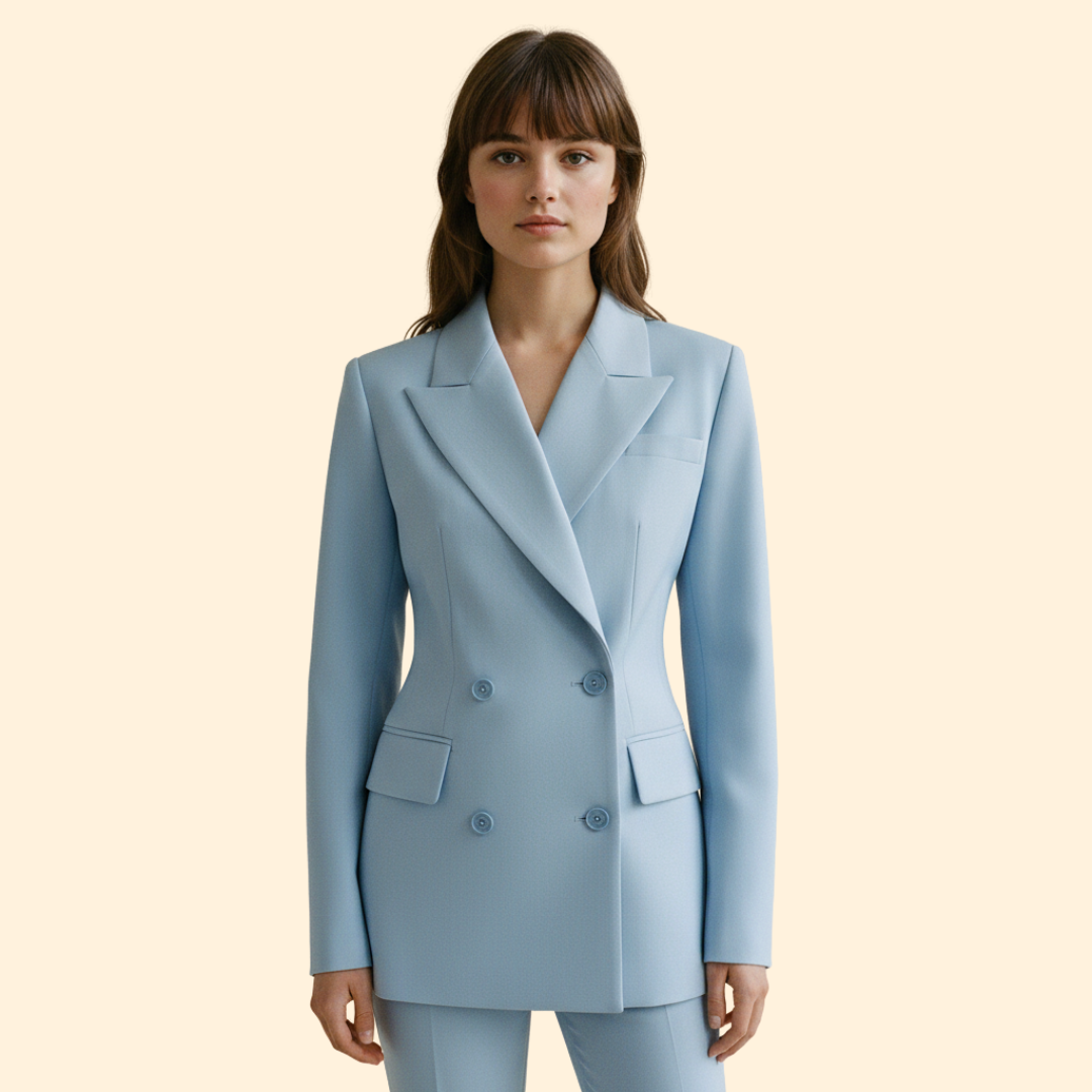 Women's Structured Blazer | Clean Tailored Design | Smart Casual Jacket | Steven & Levon