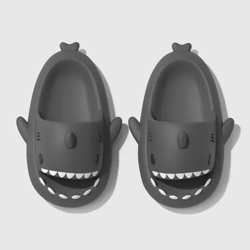Shark Slides | Unisex EVA Cloud Slippers | Thick Cushioned Anti-Slip Shower Sandals for Indoor & Outdoor | Steven & Levon