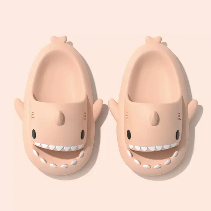 Shark Slides | Unisex EVA Cloud Slippers | Thick Cushioned Anti-Slip Shower Sandals for Indoor & Outdoor | Steven & Levon