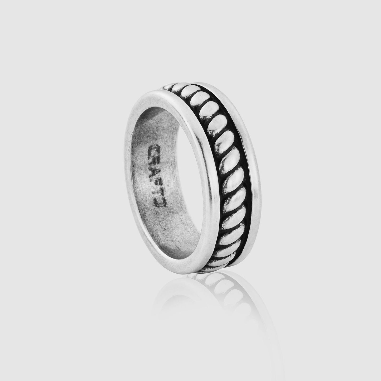 Rope Ring | Gold or Silver | Unisex | Stainless Steel | Twisted Rope Design | Classic Style | Steven & Levon