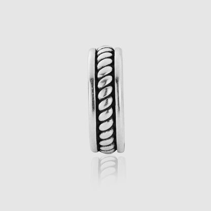 Rope Ring | Gold or Silver | Unisex | Stainless Steel | Twisted Rope Design | Classic Style | Steven & Levon