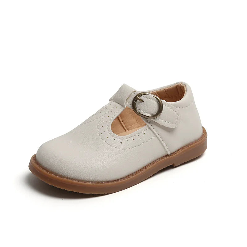 Girls T-Strap Oxford Shoes | PU Leather | School Girls T-Strap Oxford Shoes | PU Leather | School Dress Shoes | Buckle Strap | Brown | Steven & LevonShoes | Buckle Strap | Brown | Steven & Levon