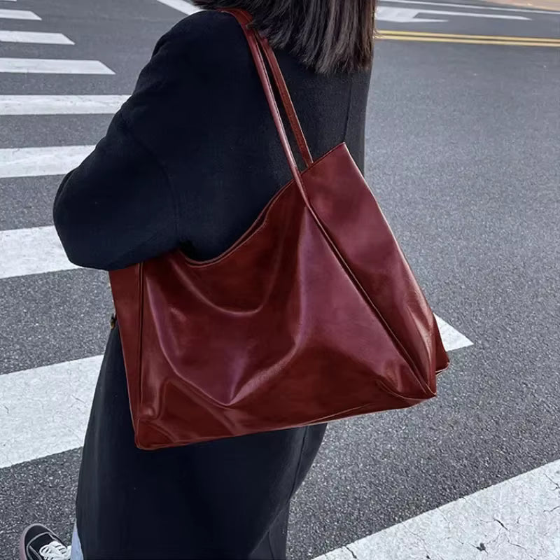 Women's Tote Bag | Soft PU Leather | Large Capacity Crossbody Shoulder Bag | Steven & Levon