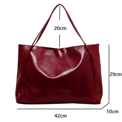 Women's Tote Bag | Soft PU Leather | Large Capacity Crossbody Shoulder Bag | Steven & Levon