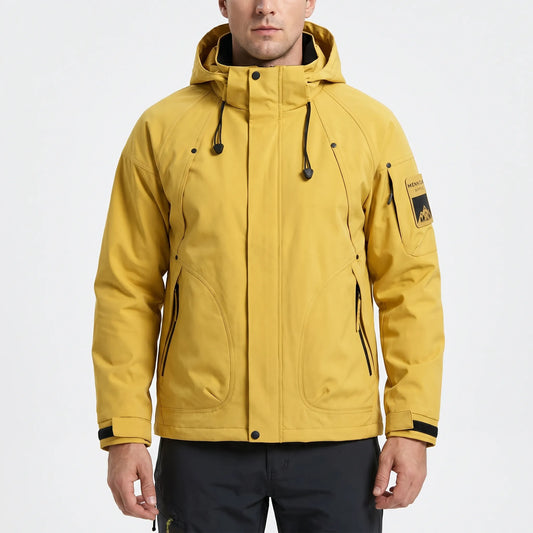 Trailvenx - Hooded Zip-Up Softshell Windbreaker  Outdoor Hiking