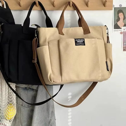 Women's Canvas Tote Bag | Large Capacity | 15.6" Laptop Shoulder Bag | Steven & Levon