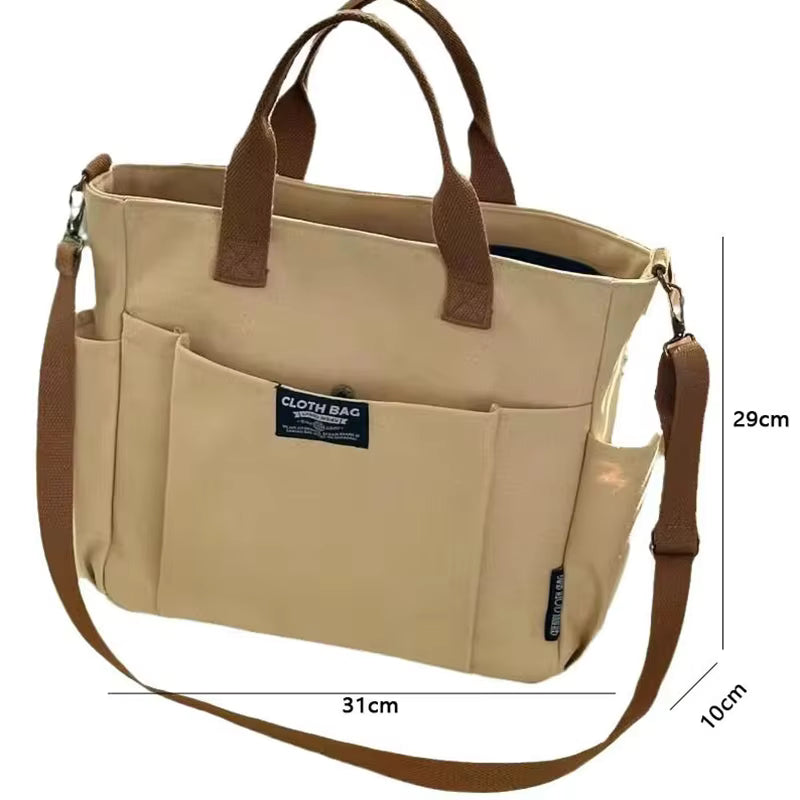 Women's Canvas Tote Bag | Large Capacity | 15.6" Laptop Shoulder Bag | Steven & Levon