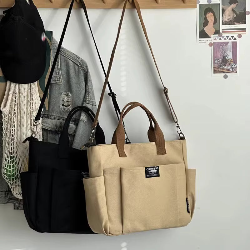 Women's Canvas Tote Bag | Large Capacity | 15.6" Laptop Shoulder Bag | Steven & Levon